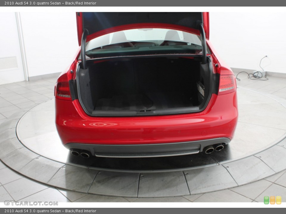 Black/Red Interior Trunk for the 2010 Audi S4 3.0 quattro Sedan #79662536