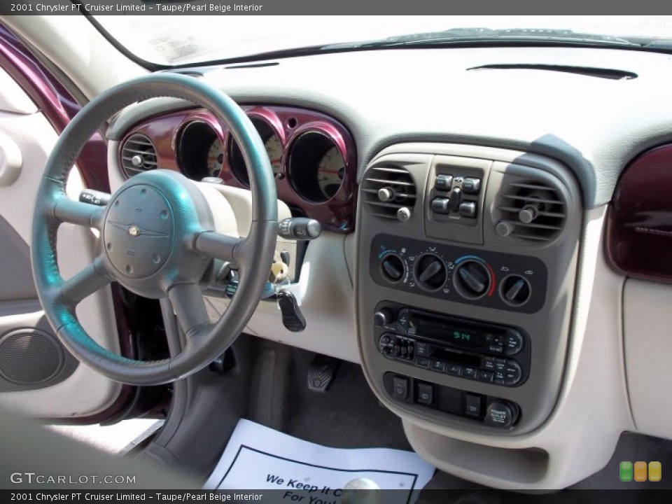 Taupe/Pearl Beige Interior Controls for the 2001 Chrysler PT Cruiser Limited #79662732