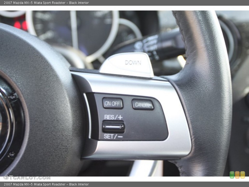 Black Interior Controls for the 2007 Mazda MX-5 Miata Sport Roadster #79663300