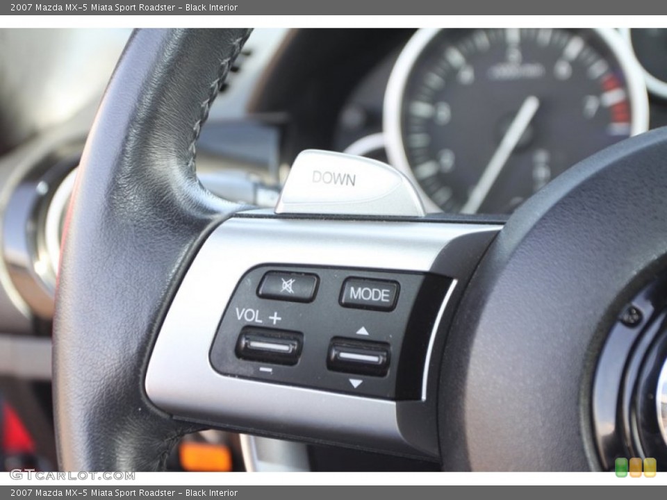 Black Interior Controls for the 2007 Mazda MX-5 Miata Sport Roadster #79663314