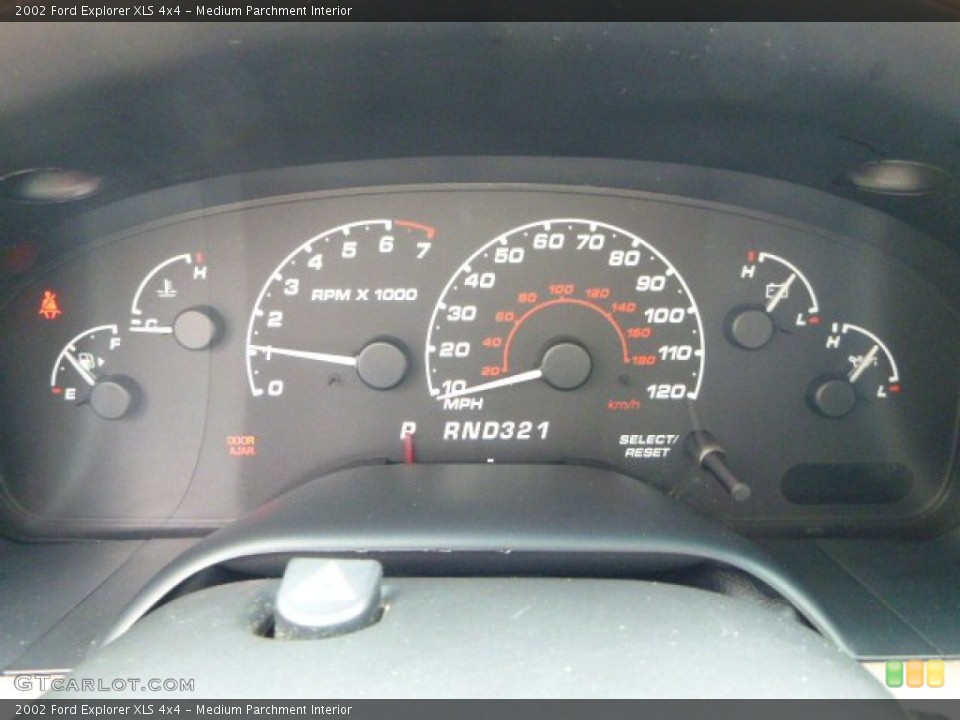 Medium Parchment Interior Gauges for the 2002 Ford Explorer XLS 4x4 #79663419