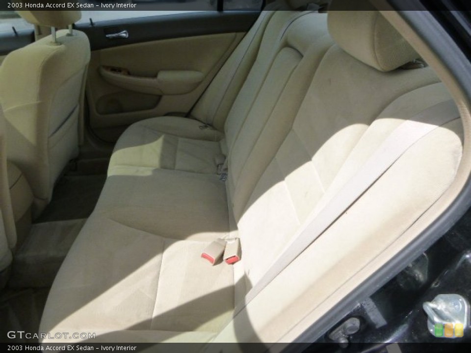 Ivory Interior Rear Seat for the 2003 Honda Accord EX Sedan #79663862