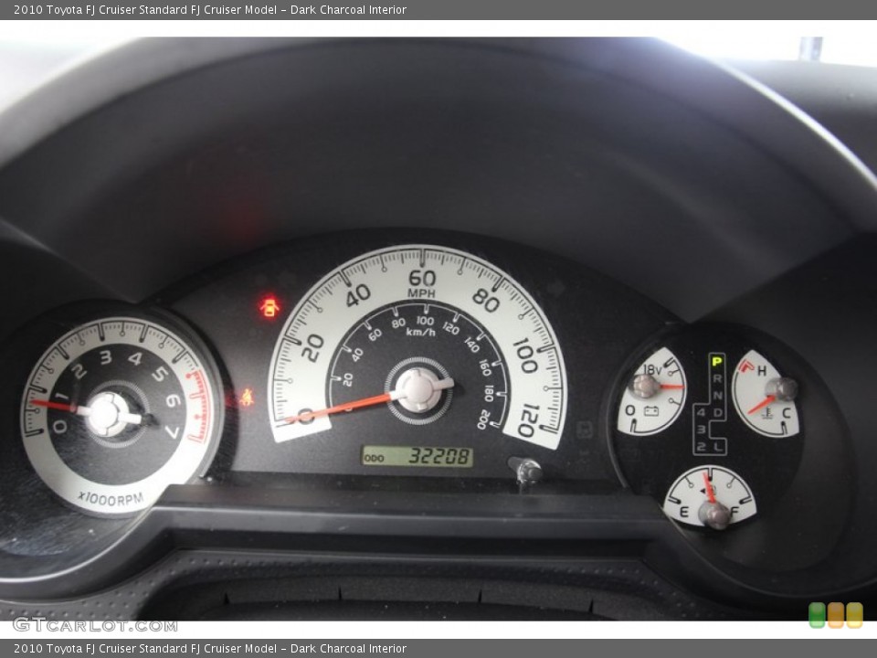 Dark Charcoal Interior Gauges for the 2010 Toyota FJ Cruiser  #79664119