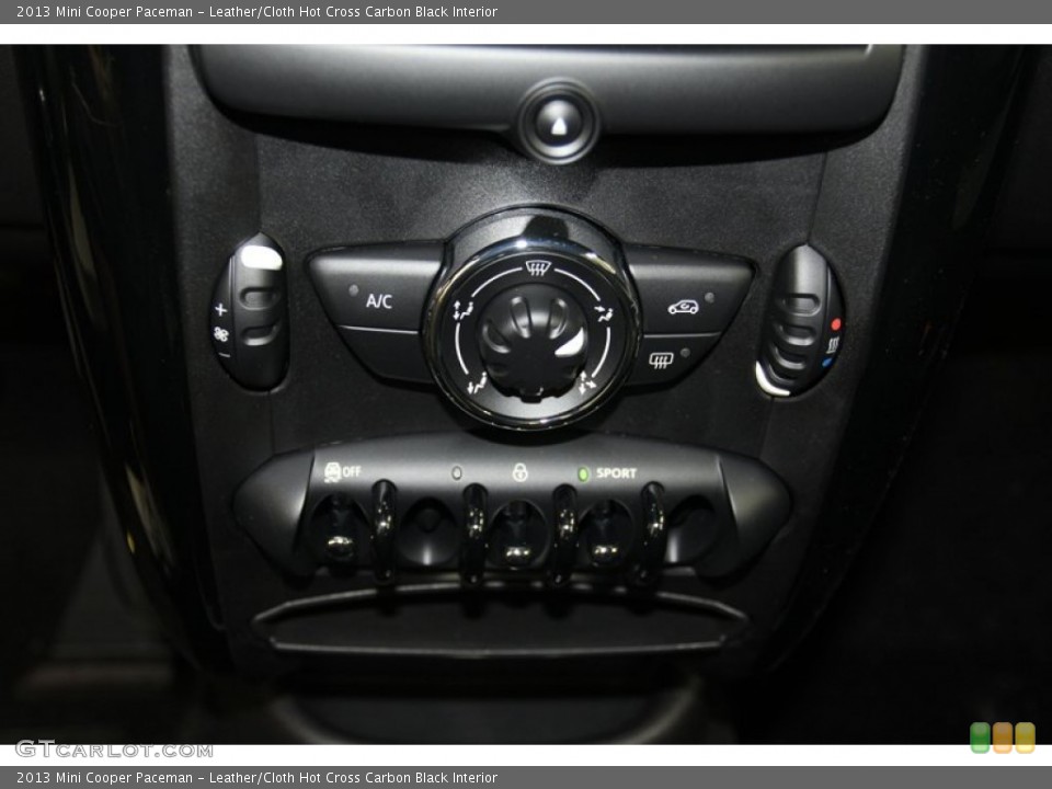 Leather/Cloth Hot Cross Carbon Black Interior Controls for the 2013 Mini Cooper Paceman #79664391