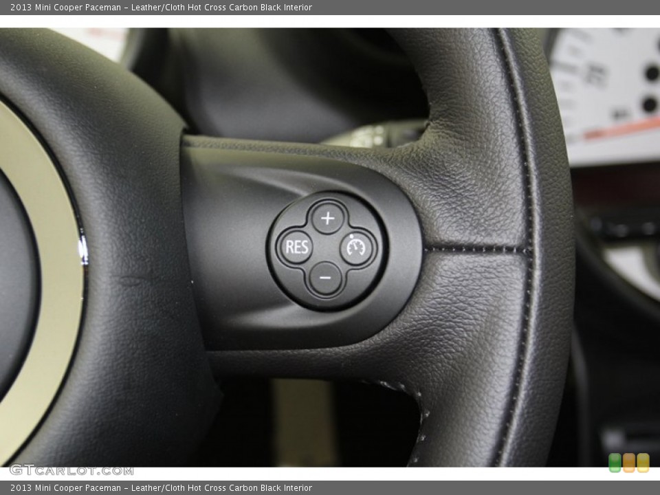 Leather/Cloth Hot Cross Carbon Black Interior Controls for the 2013 Mini Cooper Paceman #79664469