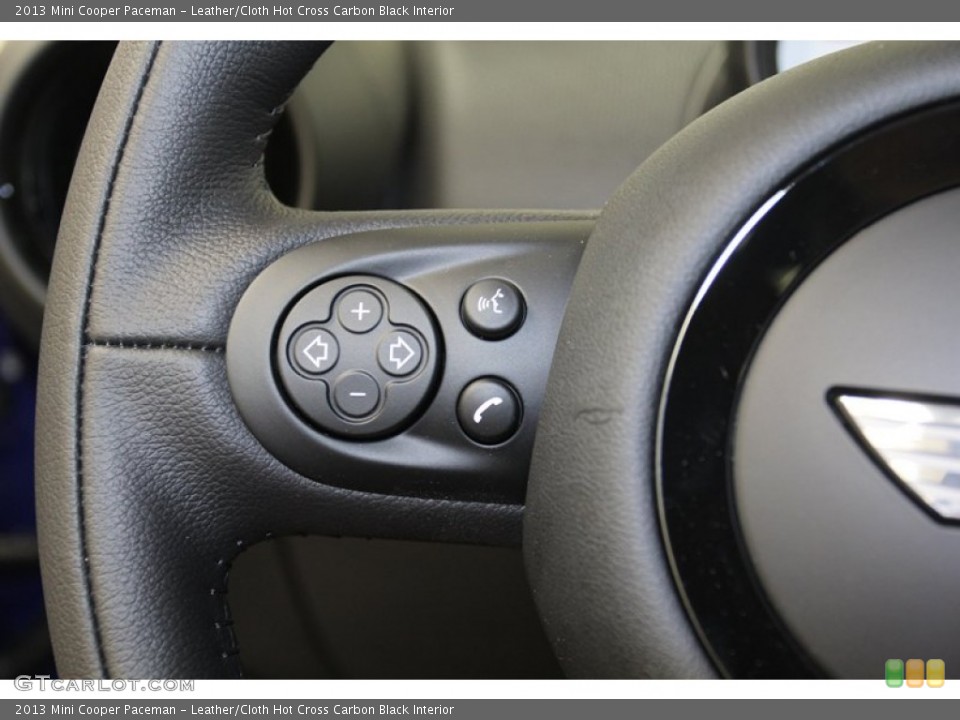 Leather/Cloth Hot Cross Carbon Black Interior Controls for the 2013 Mini Cooper Paceman #79664478