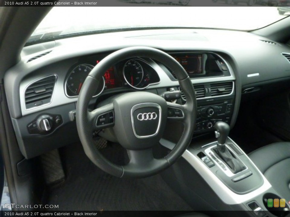 Black Interior Dashboard for the 2010 Audi A5 2.0T quattro Cabriolet #79664558
