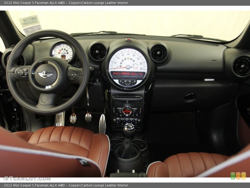 Copper/Carbon Lounge Leather Interior Dashboard for the 2013 Mini Cooper S Paceman ALL4 AWD #79664610