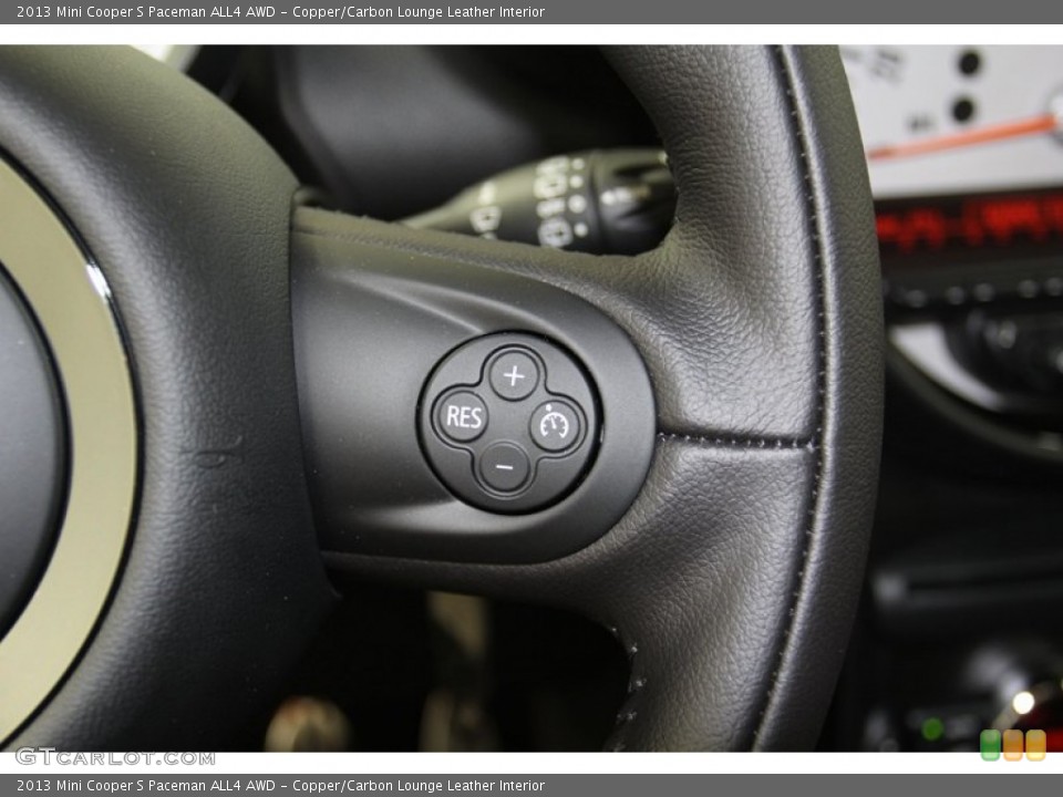 Copper/Carbon Lounge Leather Interior Controls for the 2013 Mini Cooper S Paceman ALL4 AWD #79664874