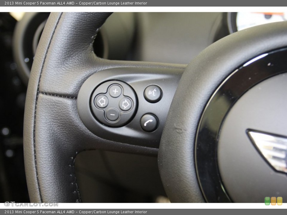 Copper/Carbon Lounge Leather Interior Controls for the 2013 Mini Cooper S Paceman ALL4 AWD #79664890