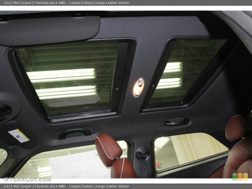 Copper/Carbon Lounge Leather Interior Sunroof for the 2013 Mini Cooper S Paceman ALL4 AWD #79664899