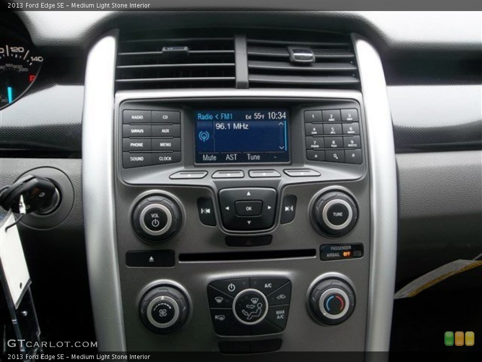 Medium Light Stone Interior Controls for the 2013 Ford Edge SE #79665750
