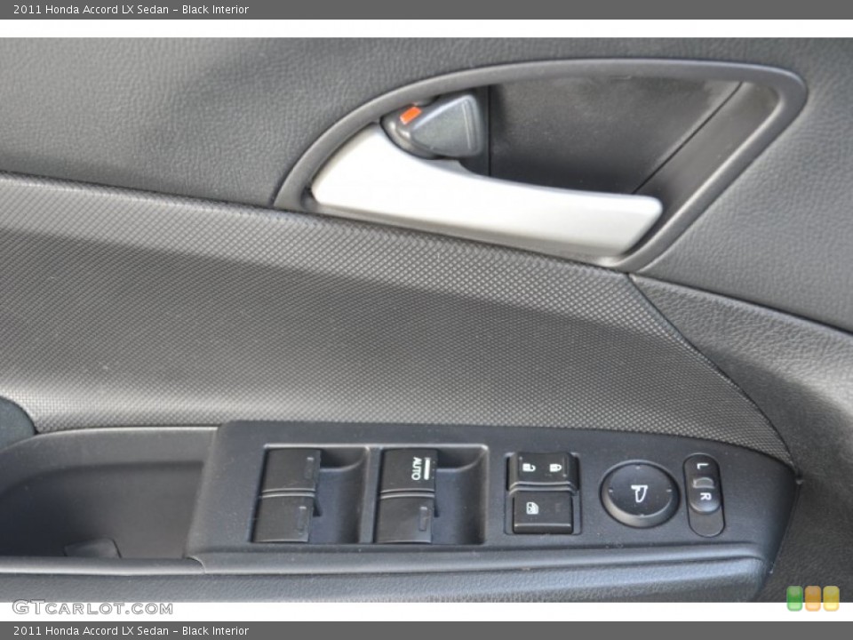Black Interior Controls for the 2011 Honda Accord LX Sedan #79667134