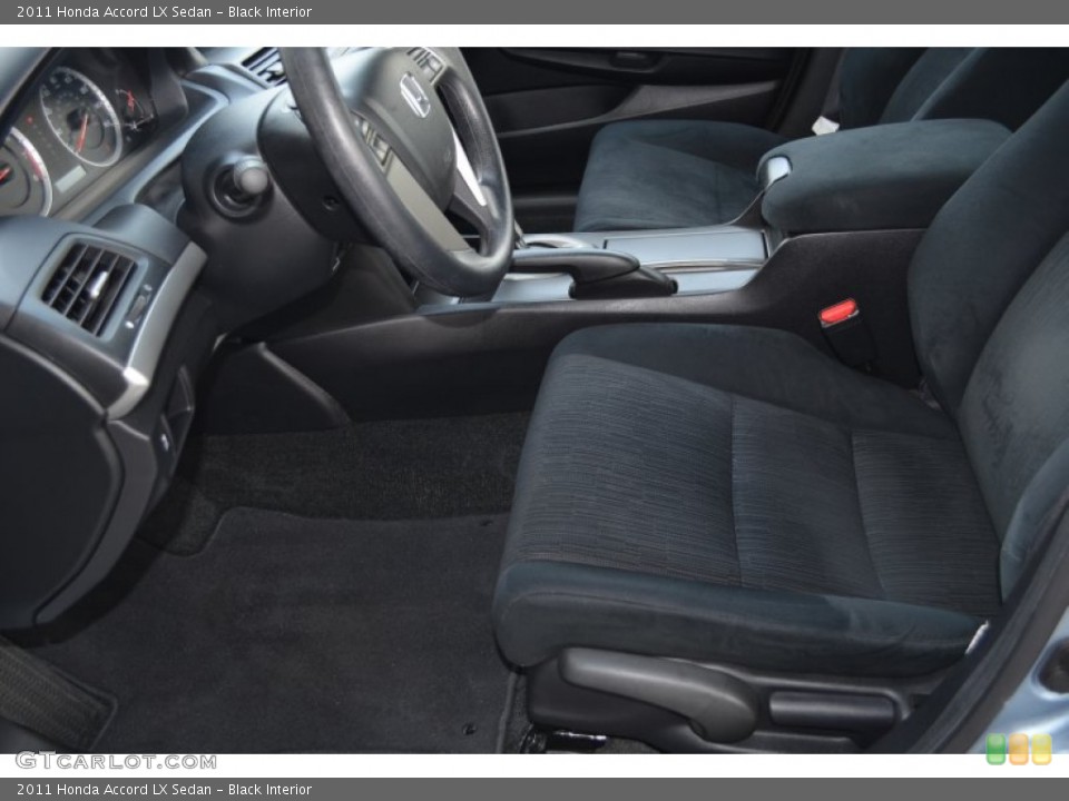 Black Interior Front Seat for the 2011 Honda Accord LX Sedan #79667145