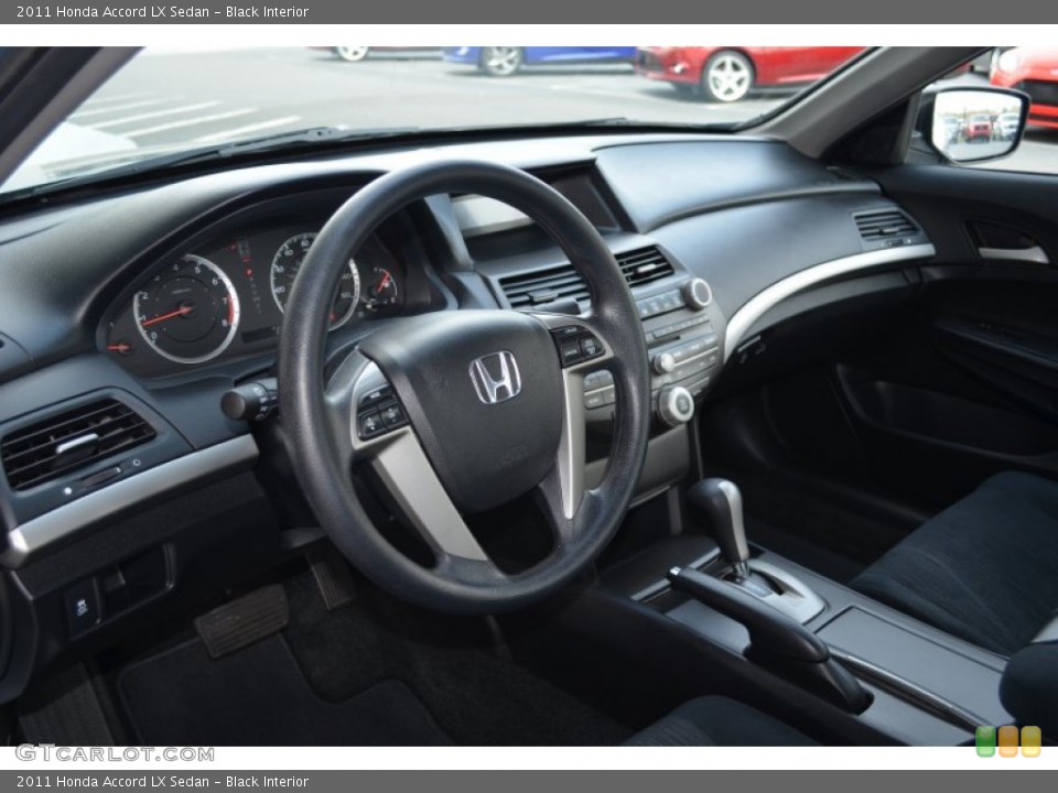 Black Interior Dashboard for the 2011 Honda Accord LX Sedan #79667158