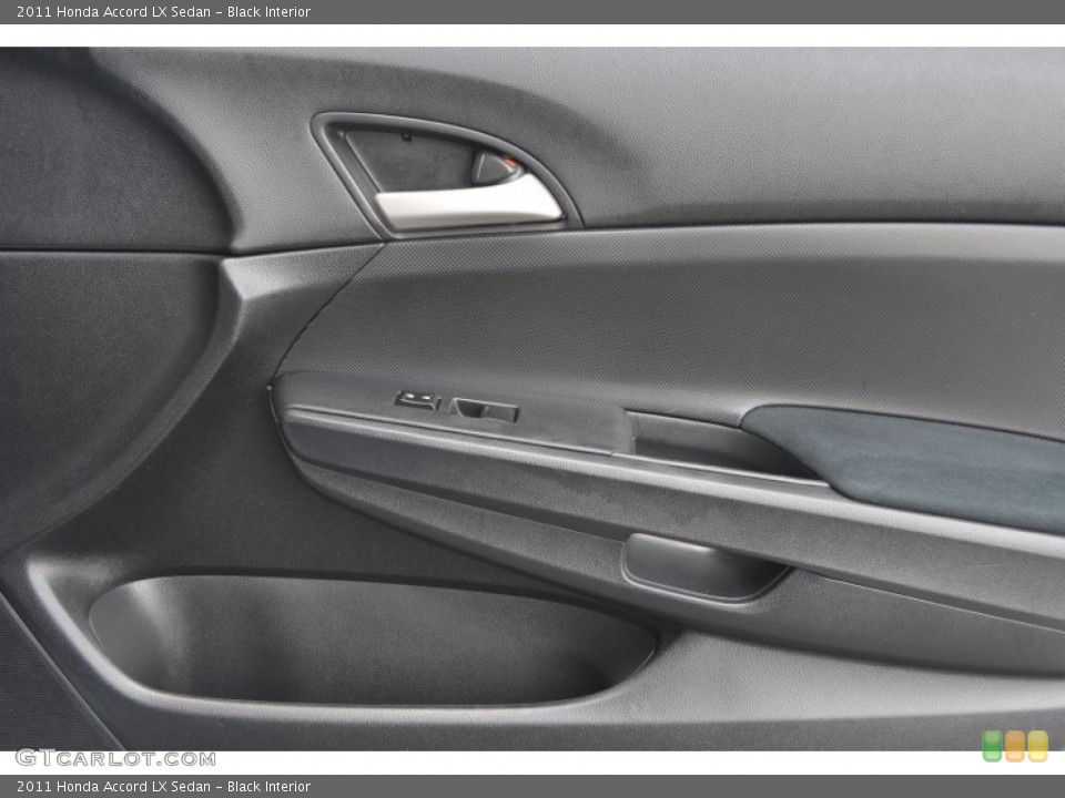 Black Interior Door Panel for the 2011 Honda Accord LX Sedan #79667243