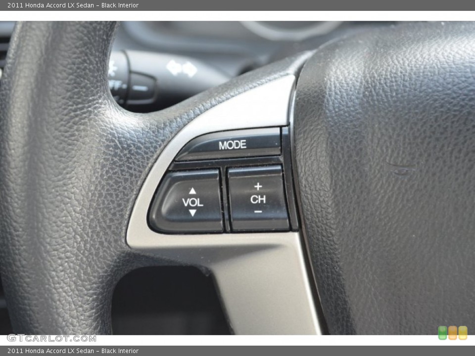 Black Interior Controls for the 2011 Honda Accord LX Sedan #79667324