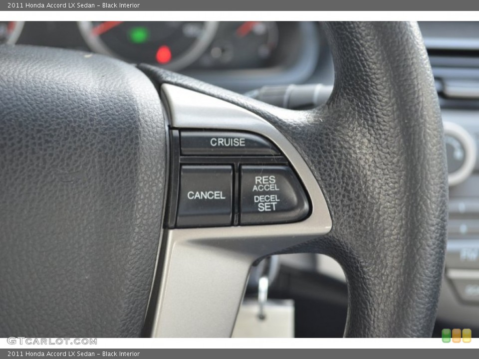 Black Interior Controls for the 2011 Honda Accord LX Sedan #79667340