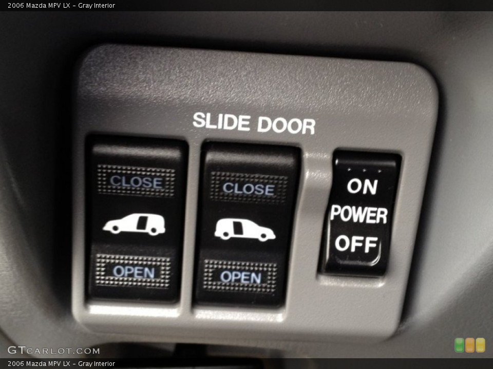 Gray Interior Controls for the 2006 Mazda MPV LX #79667952