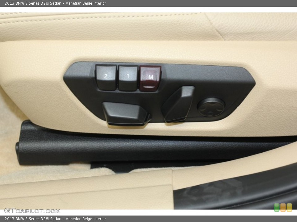 Venetian Beige Interior Controls for the 2013 BMW 3 Series 328i Sedan #79668437