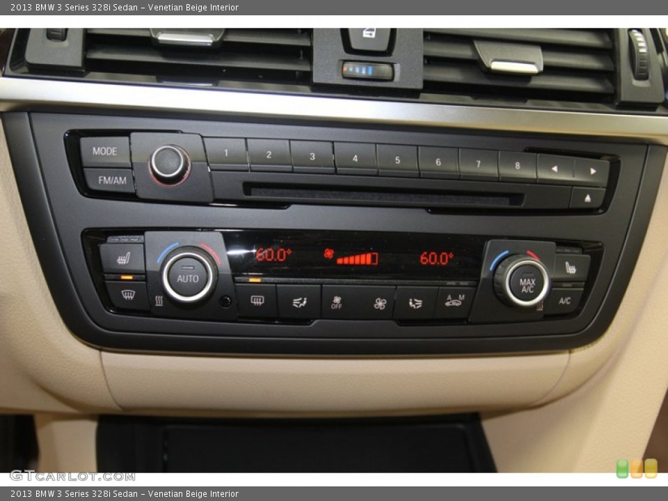 Venetian Beige Interior Controls for the 2013 BMW 3 Series 328i Sedan #79668481