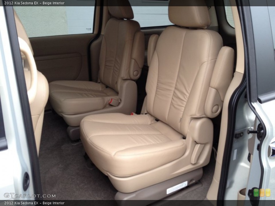 Beige Interior Rear Seat for the 2012 Kia Sedona EX #79668574