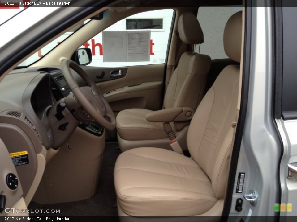 Beige Interior Photo for the 2012 Kia Sedona EX #79668648