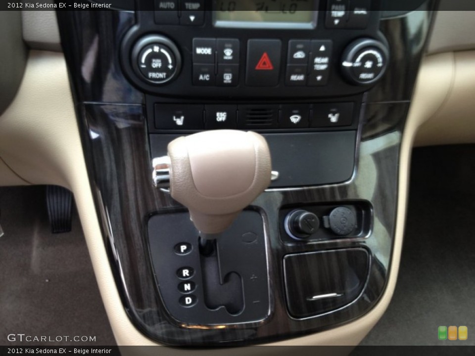 Beige Interior Transmission for the 2012 Kia Sedona EX #79668675