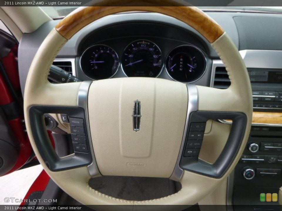 Light Camel Interior Steering Wheel for the 2011 Lincoln MKZ AWD #79668935
