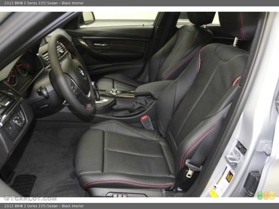 Black Interior Front Seat for the 2013 BMW 3 Series 335i Sedan #79670159