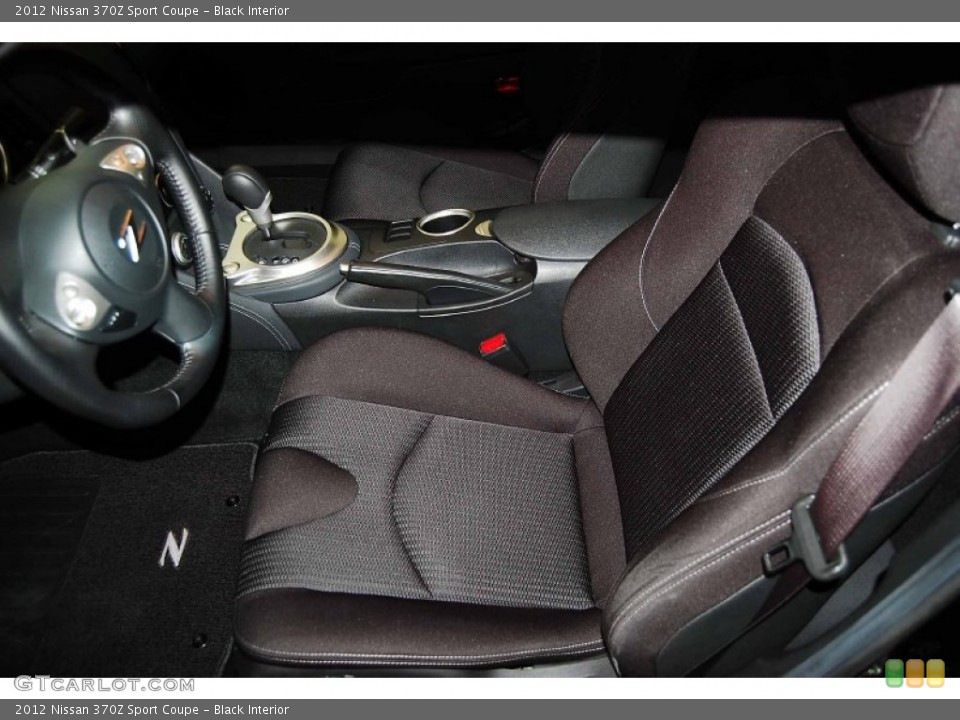 Black 2012 Nissan 370Z Interiors
