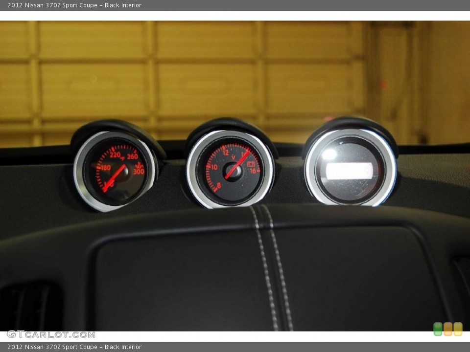 Black Interior Gauges for the 2012 Nissan 370Z Sport Coupe #79671795