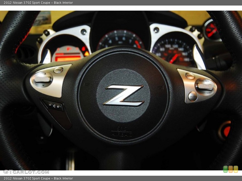 Black Interior Steering Wheel for the 2012 Nissan 370Z Sport Coupe #79671805