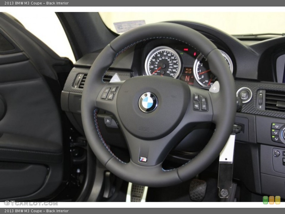 Black Interior Steering Wheel for the 2013 BMW M3 Coupe #79672986
