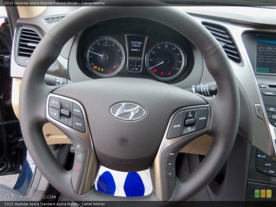 Camel Interior Steering Wheel for the 2013 Hyundai Azera  #79674362