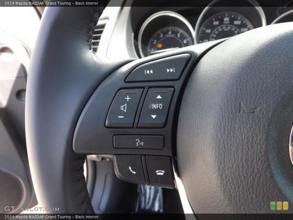 Black Interior Controls for the 2014 Mazda MAZDA6 Grand Touring #79675133