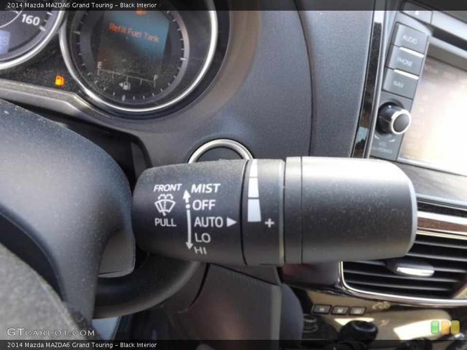 Black Interior Controls for the 2014 Mazda MAZDA6 Grand Touring #79675145