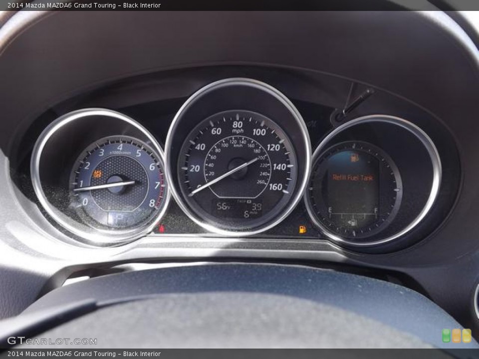 Black Interior Gauges for the 2014 Mazda MAZDA6 Grand Touring #79675170