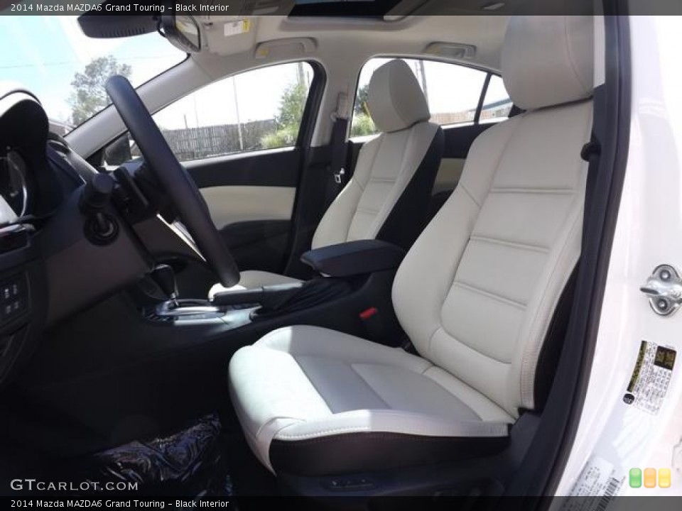 Black Interior Front Seat for the 2014 Mazda MAZDA6 Grand Touring #79675212