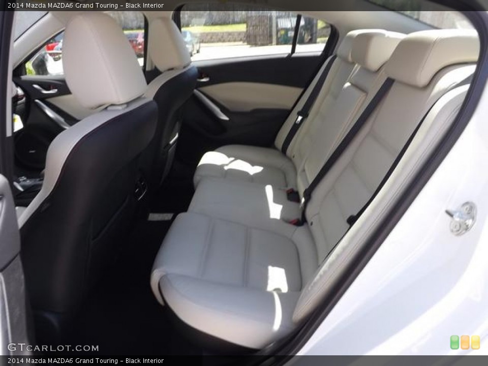 Black Interior Rear Seat for the 2014 Mazda MAZDA6 Grand Touring #79675234