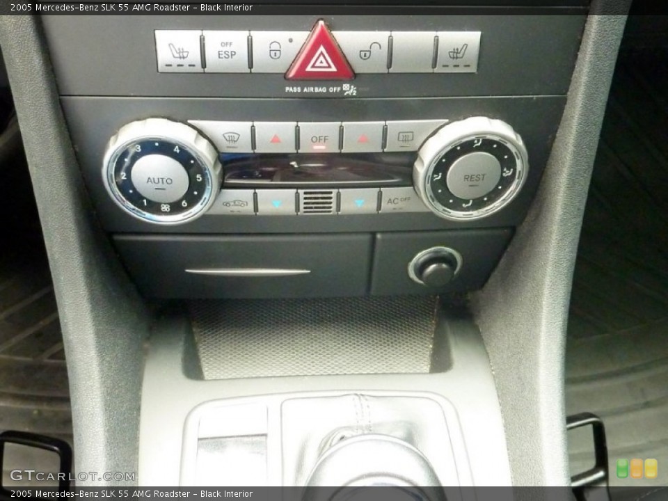 Black Interior Controls for the 2005 Mercedes-Benz SLK 55 AMG Roadster #79675243