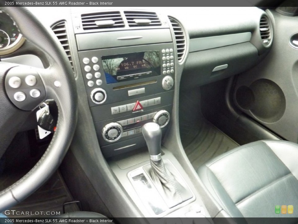 Black Interior Controls for the 2005 Mercedes-Benz SLK 55 AMG Roadster #79675269
