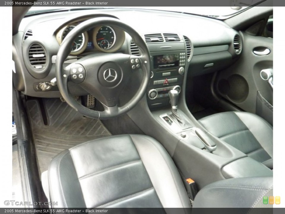 Black Interior Prime Interior for the 2005 Mercedes-Benz SLK 55 AMG Roadster #79675281