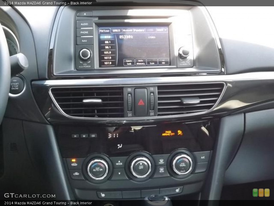 Black Interior Controls for the 2014 Mazda MAZDA6 Grand Touring #79675481