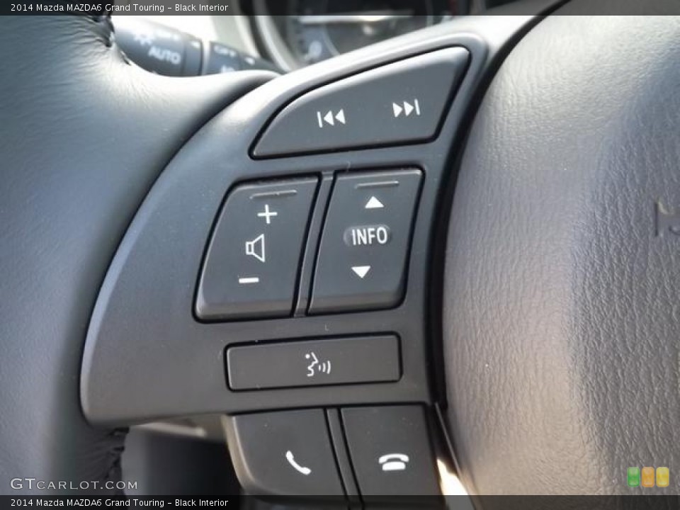 Black Interior Controls for the 2014 Mazda MAZDA6 Grand Touring #79675516