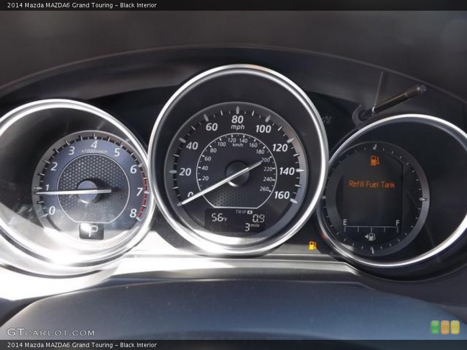 Black Interior Gauges for the 2014 Mazda MAZDA6 Grand Touring #79675562