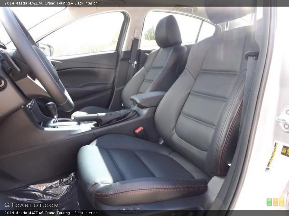 Black Interior Front Seat for the 2014 Mazda MAZDA6 Grand Touring #79675606