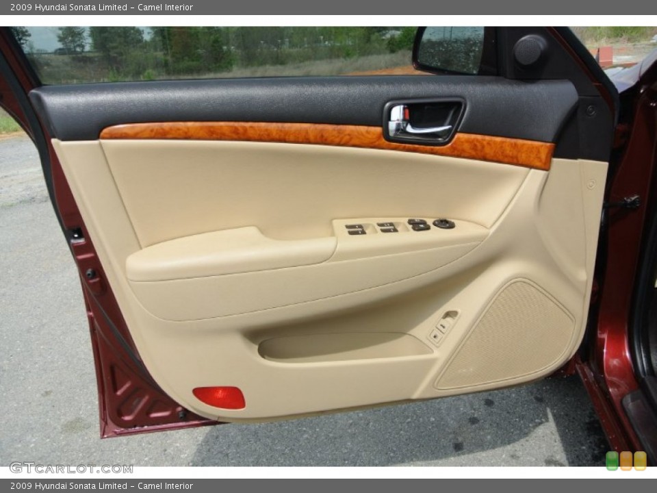 Camel Interior Door Panel for the 2009 Hyundai Sonata Limited #79677003