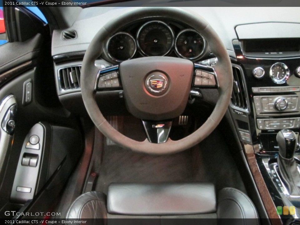 Ebony Interior Steering Wheel for the 2011 Cadillac CTS -V Coupe #79677136