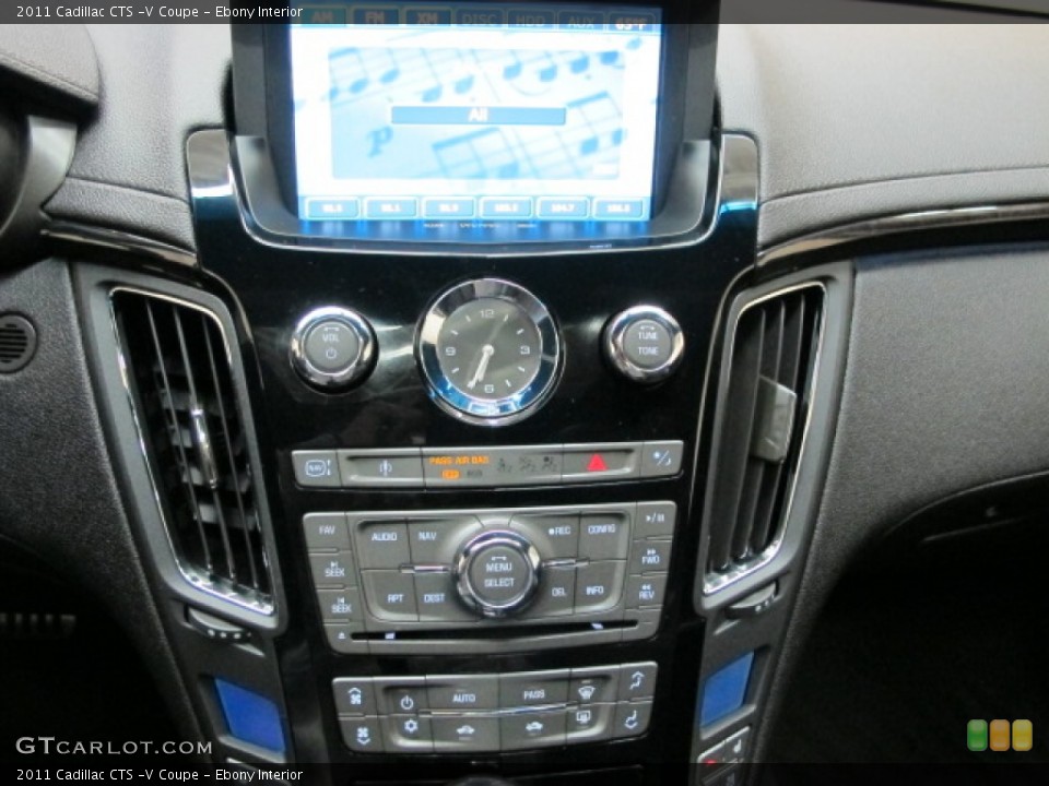Ebony Interior Controls for the 2011 Cadillac CTS -V Coupe #79677170